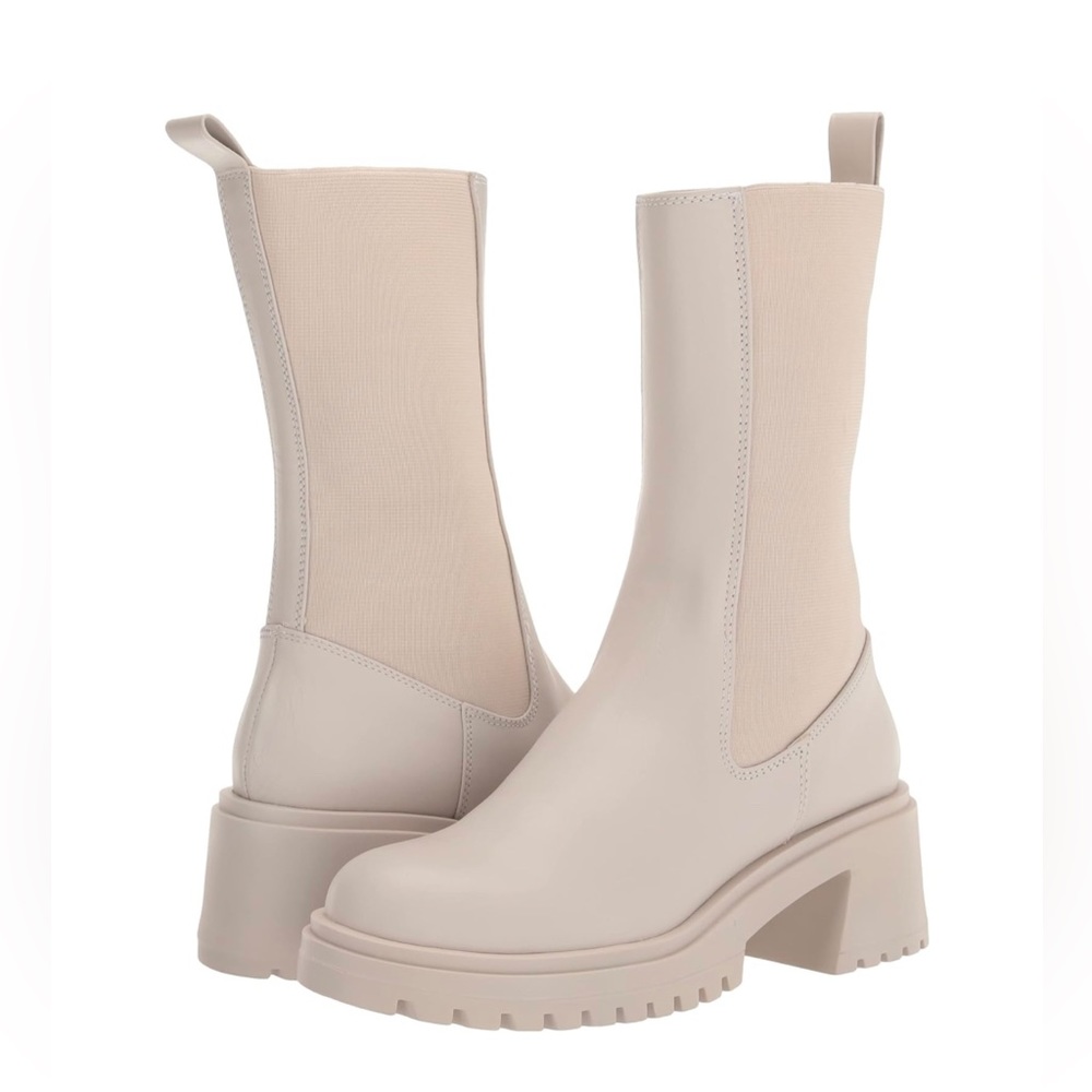 Steve Madden Bone Leather Chelsea Boots
